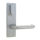 KABA DOOR HANDLE 600 SERIES PLATE AMBULANT TURN SATIN CHROME PLATE 613VDA25SCP - primehardware