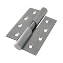 KABA RISING BUTT DOOR HINGE LEFT HAND 100X75X3MM STAINLESS STEEL DKH100/75SC - primehardware