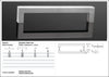 Kethy E5083 15MM Biella Entrance Pull Door Square Handle BTB Pair - primehardware