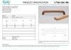 KETHY L7796 CABINET HARDEN HANDLE 160MM
