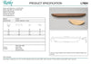 KETHY L7804 CABINET ARCHIVE HANDLE 320MM