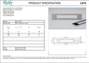 KETHY L815 CABINET KEYLINE HANDLE 320MM