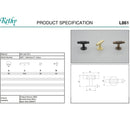 KETHY L861 HERNING T HANDLE 55MM