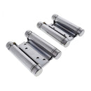 HFH DOOR HINGE DOUBLE ACTION SPRING 100MM POLISHED CHROME 4150 - 103 *PAIR* - primehardware