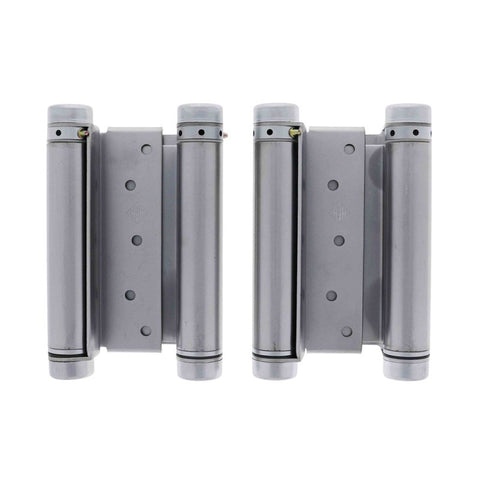 HFH DOUBLE ACTION SPRING DOOR HINGE 150MM SATIN CHROME 4150 - 154 - primehardware