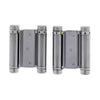 HFH DOOR HINGE DOUBLE ACTION SPRING 75MM POLISHED CHROME 4150 - 753 *PAIR* - primehardware