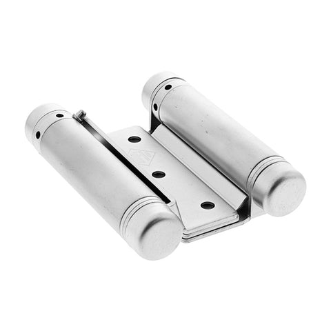 HFH DOOR HINGE DOUBLE ACTION SPRING 75MM SATIN CHROME PAIR 4150 - 754 - primehardware