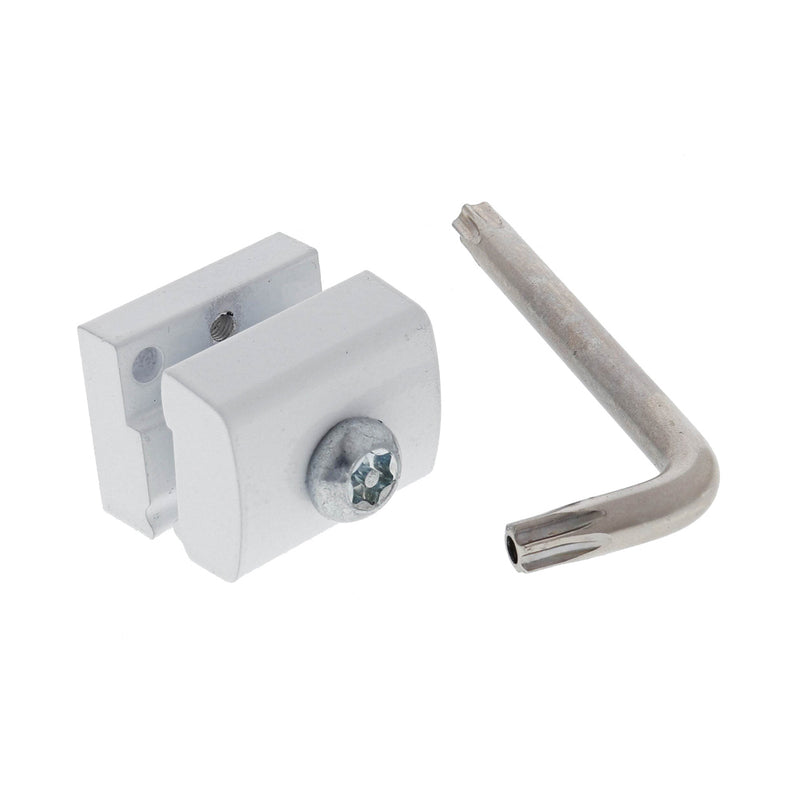 CARBINE G70 SLIDING ALUMINIUM WINDOW CLAMP STOP - AVAILABLE IN VARIOUS FINISHES
