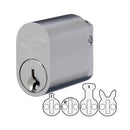 Brava KD Oval Cylinder 6 Pin with X W Z and Rabbit Cams - primehardware