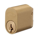 Brava 570 Oval Cylinder 6 Pin with X W Z and Rabbit Cams Brushed Brass - primehardware
