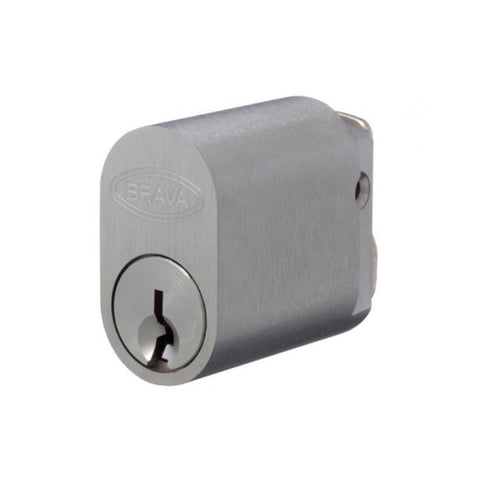 Brava Keyed Oval Cylinder 6 Pin with X W Z and Rabbit Cams - primehardware