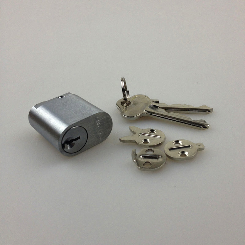 Brava 5070USCKA X W Z Rabbit Cams 6 Pin Keyed Oval Cylinder