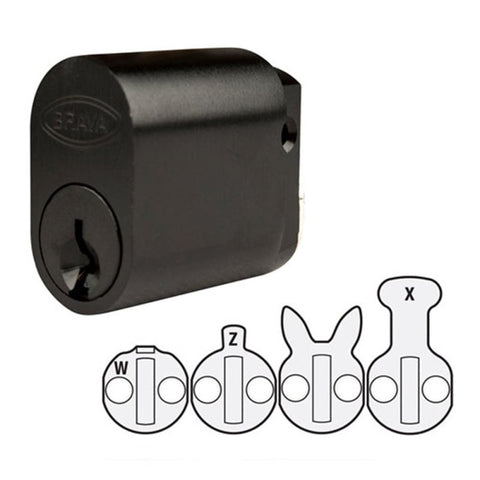 Brava 570 Oval Cylinder with X W Z and Rabbit Cams - primehardware
