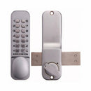 BORG DIGITAL DOOR LOCK BL2005SC RIM MOUNT KNOB KEYLESS ENTRY SATIN CHROME - primehardware