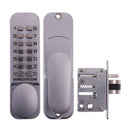 BORG DIGITAL DOOR LOCK WITH HOLD BACK 28MM BACKSET SATIN CHROME BL2202SC - primehardware