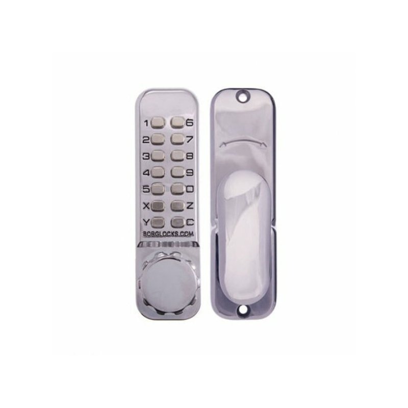 BORG DIGITAL DOOR LOCK KNOB KEYLESS ENTRY HEAVY DUTY 60MM BL2600MGBC - primehardware