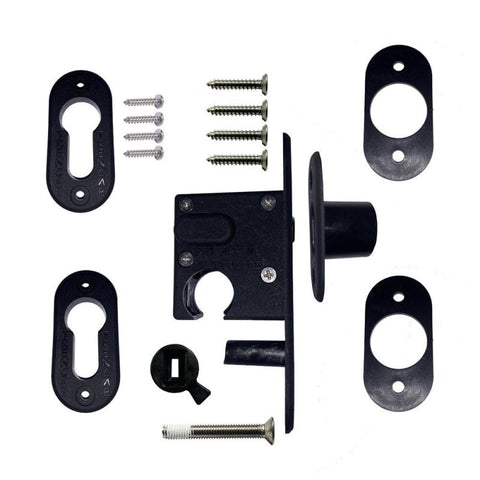 BORG DIGITAL LOCK BL4401MGPROECP WITH MORTICE MAGNETIC GATE LATCH BLACK TML25 - primehardware