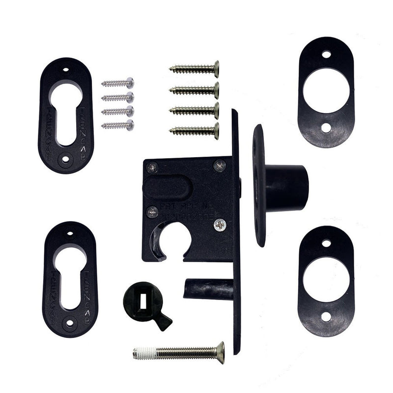 BORG DIGITAL LOCK BL4401MGPROECP WITH MORTICE MAGNETIC GATE LATCH BLACK TML25