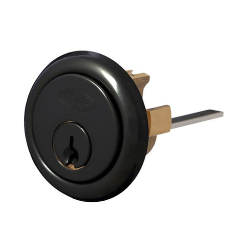 Brava Urban Rim Cylinder 201 Lock Satin Black - primehardware