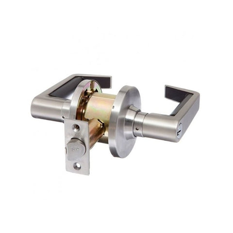 Brava Metro Fire Rated Storeroom Lever Set 70mm Keyed Alike Satin Chrome - primehardware