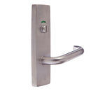 Lockwood 1814/70SC is a square end plate with a privacy indicator and emergency slotted turn 70 Lever Satin chrome - primehardware