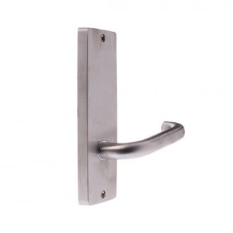 Lockwood 1905/70SC Square End Plate with 70 Series Lever in Satin Chrome - primehardware