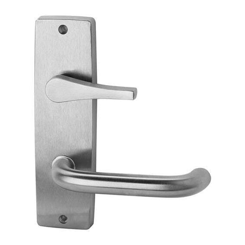 Lockwood 1939/70LSC Square End Plate with 70 Lever and Disabled Turn in Satin Chrome Finish - primehardware