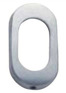 Lockwood 322PC Round End Oval Cylinder Escutcheon in Brass - primehardware