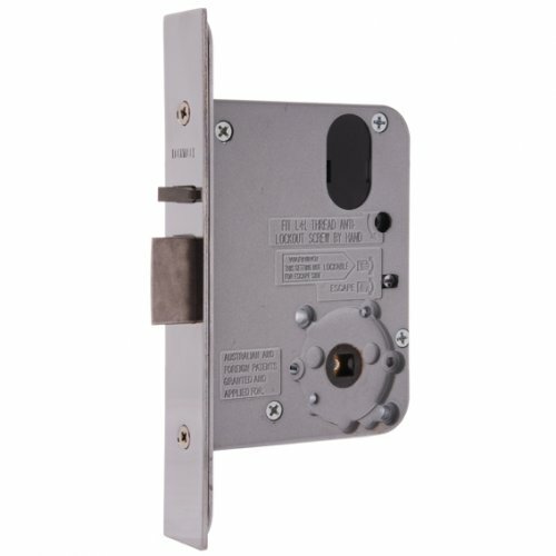 Lockwood 60mm Backset 3572SC Mortice Lock  Satin Chrome