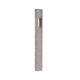 Lockwood 4800SC Square End Plate with Cylinder Hole in Satin Chrome Finish - primehardware