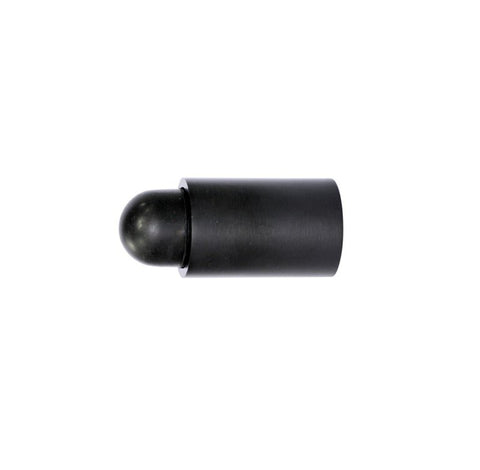Lockwood A350MBK Matt Black Wall Mounted 75 x 35mm Door Stop - primehardware
