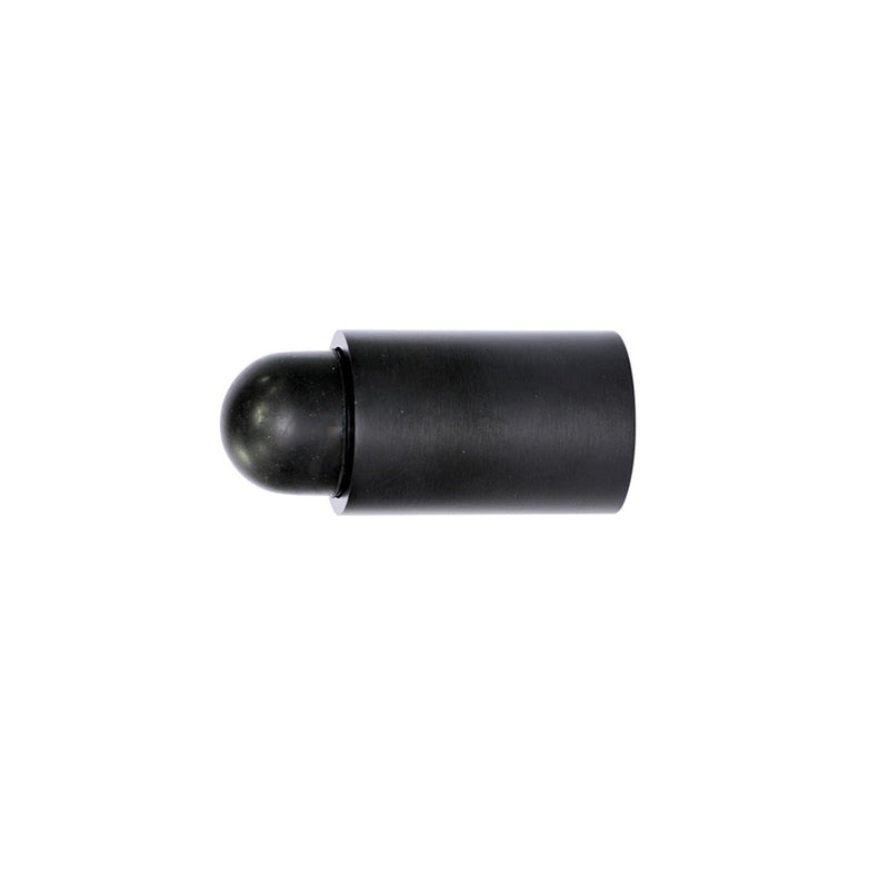 Lockwood A350MBK Matt Black Wall Mounted 75 x 35mm Door Stop