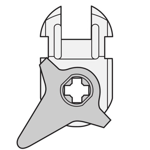 Lockwood Turn Knob Adaptor Assembly SP3571 - 6050 (Cylinder Mounted) - primehardware