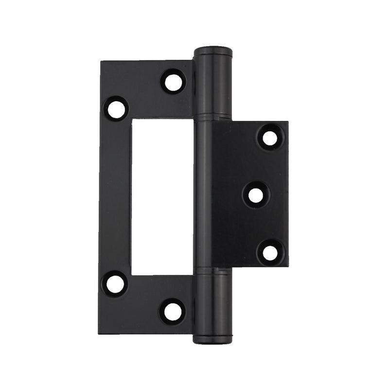 MCCALLUM A67RTF DOOR HINGE ALUMINIUM OFFSET FAST-FIX 100MM BLACK A168BLK