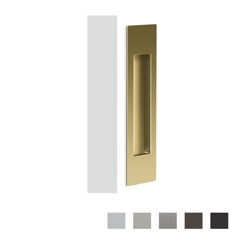 MARDECO 'M' SERIES FLUSH PULL FOR TIMBER AND ALUMINUM SLIDING DOUBLE DOORS - AVAILABLE IN VARIOUS FINISHES