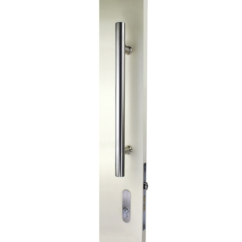 NIDUS OZI 3 ROLLER MORTICE DOOR LOCK COMBO RADIUS CRL-804-OR-RAD-SS RIGHT HAND