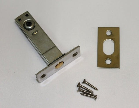 NIDUS PRIVACY BOLT PL60 - 4 - PSS 4MM STAR CAM 60MM BACKSET POLISHED STAINLESS STEEL - primehardware