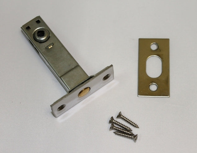 NIDUS PRIVACY BOLT PL60-4-PSS 4MM STAR CAM 60MM BACKSET POLISHED STAINLESS STEEL