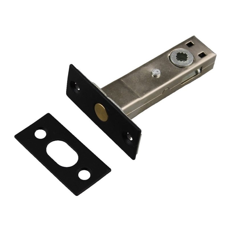 NIDUS PRIVACY BOLT PL60BL 4MM STAR CAM 60MM BACKSET BLACK - primehardware