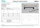 KETHY PM2817 CABINET BEGA HANDLE 288MM