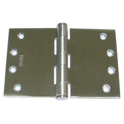 SCOPE WIDE THROW DOOR HINGE 100X250X3.5MM FIXED PIN STAINLESS STEEL DHW110FSS - primehardware