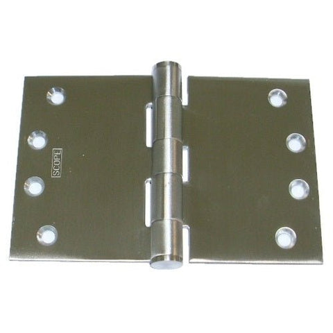 SCOPE WIDE THROW DOOR HINGE FIXED PIN STAINLESS STEEL 100X300X3.5MM DHW112FSS - primehardware