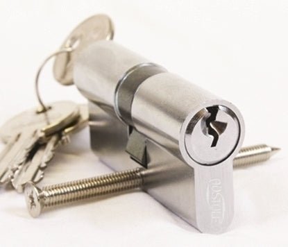 Superior 49150 Satin Chrome Brass C4 Euro 6 Pin Double Cylinder 100mm - primehardware