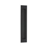 SUPERIOR BRASS RECTANGULAR FLUSH PULL 320X55MM MATT BLACK 53753 - primehardware