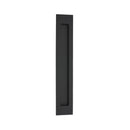 SUPERIOR BRASS RECTANGULAR FLUSH PULL 320X55MM MATT BLACK 53753 - primehardware