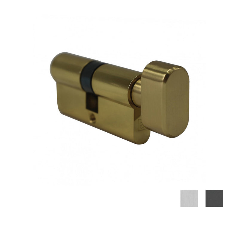 AUSTYLE EURO CYLINDER & TURN SNIB 65MM - AVAILABLE IN VARIOUS FINISHES