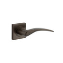 Iver Oxford Door Lever Handle On Square Rose - primehardware