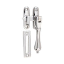 TRADCO LONG THROW TEARDROP CASEMENT FASTENER - AVAILABLE IN VARIOUS FINISHES - primehardware