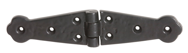 TRADCO 1853MB STRAP HINGE MI MATT BLACK 165X35MM