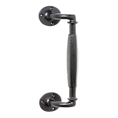 TRADCO IRON OFFSET PULL HANDLE 265X60MM MATT BLACK 1867 - primehardware